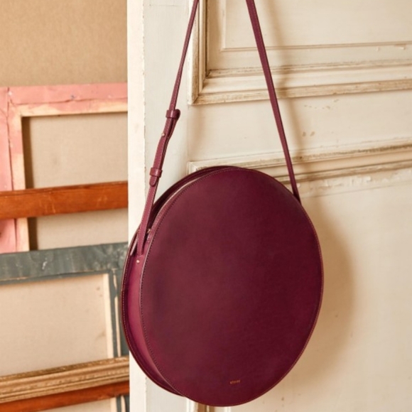 Sezane Large Nicole bag Burgundy - Picture 2 of 7